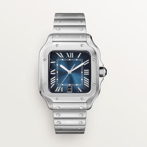 Nouvelle montre pour homme de marque haut de gamme, cadran carré en acier inoxydable, style professionnel, mouvement mécanique, bracelet en cuir de haute qualité - Product Image 2