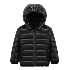 All'ingrosso vestiti per bambini inverno <span class=keywords><strong>bambino</strong></span> Unisex ragazze piumino caldo leggero cerniera su giacca con cappuccio da ragazzo - Product Image 4