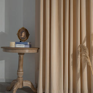 Cortinas <span class=keywords><strong>de</strong></span> terciopelo <span class=keywords><strong>de</strong></span> lana australiana <span class=keywords><strong>de</strong></span> lujo con luz nórdica, apagón completo, sin aislamiento <span class=keywords><strong>de</strong></span> pelo invertido, cortina para sala <span class=keywords><strong>de</strong></span> estar y dormitorio <span class=keywords><strong>919</strong></span>. - Product Image 4