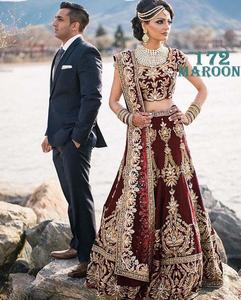 Produttore di abiti <span class=keywords><strong>da</strong></span> sposa Lehengacholi abiti <span class=keywords><strong>da</strong></span> sposa indiani lavoro pesante <span class=keywords><strong>donna</strong></span> - Product Image 1