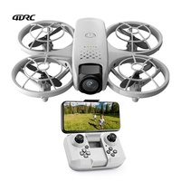 Drone RC 4DRC V53 avec évitement d'obstacles, caméra 480P, WiFi FPV, mini quadricoptère pliable, maintien d'altitude, vol stable, jouet aérien