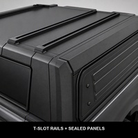Capot de camionnette en aluminium avec porte-outils interne pour Ford Ranger Hilux, verrouillable, étanche, OEM