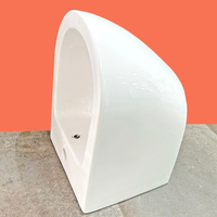 Bidets suspendus, urinoirs féminins, toilettes sanitaires en céramique avec réservoir encastré, cuvette allongée, usage commercial, filomuro, terra bagno, bidets