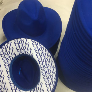 Sombrero Panamá de Tela con Estampado Personalizado, Imitación Lana, Ala Ancha de 9.5cm, Estilo Fedora para Mujer y Hombre, Moda Primavera, Otoño e Invierno - Product Image 6