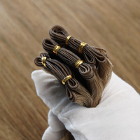 Extensions de cheveux humains vierges bruts, alignés aux cuticules, tissage Genius Weft, aspect noué à la main, invisibles et sans couture, prix de gros usine, fournisseur