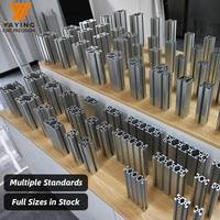 Profilé en aluminium industriel de précision pour système de charpente modulaire, extrusion d'aluminium 6063 T5 directe d'usine, usinage CNC personnalisé