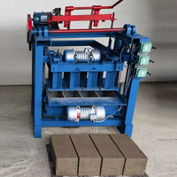 Machine à briques en béton semi-automatique 4-35A, vente chaude d'usine, pour la fabrication de blocs de béton solides diesel