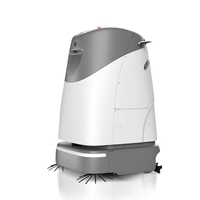 Robot Penyapu SC50, Robot Pembersih Lantai Otomatis, Penyapu Lantai Elektrik, Vacuum Cleaner Komersial, Pembersih Pel dan Sapu