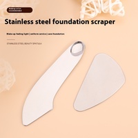 Spatule de Maquillage en Acier Inoxydable en Forme de Cœur DIY – Spatule Spéciale pour Fond de Teint, Grattoir à Liquides, Masques, Crème Contour des Yeux – Outil de Maquillage