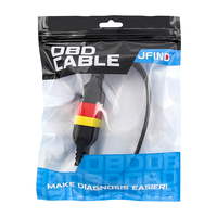 Câble d'extension OBD2 plat 16 broches, connecteur 16 broches pour voiture, compatible avec les outils de diagnostic OBD2
