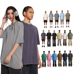 Camiseta de Hombre al por Mayor, Personalizada, 100% Algodón, Estilo Vintage, Lavado Ácido, Transpirable, Premium, 260GSM, Impresa - Product Image 4