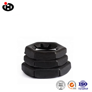 65MN Stahl Schwarz Befestigungs mutter GB805/<span class=keywords><strong>DIN</strong></span> <span class=keywords><strong>7967</strong></span> Anti-Lockerung Anti-Rutsch-Schraub kappe Selbstsicher nde Mutter - Product Image 5