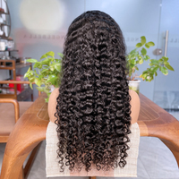 Perruque bouclée Deep Part en cheveux humains, ondulée, de 30 pouces, avec dentelle frontale 13x4, pré-épilée, densité 180, pour femmes, vente en gros