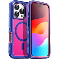 Coque de téléphone 2-en-1 de haute qualité avec charge sans fil et protection antichute pour iPhone 17 Air 16 15 14 Plus 13 Pro Max