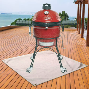Camping en plein air Barbecue Tissu de protection Haute température Ignifuge Tissu Poêle Tapis de <span class=keywords><strong>sol</strong></span> Foyer Grill Mat - Product Image 4