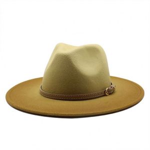 Sombreros Fedora Ombre en Oferta para Mujer, Primavera, Otoño, Invierno, Moda, Ala Ancha, Estampado, para Fiesta, Negocios, Casual, Aire Libre - Product Image 6