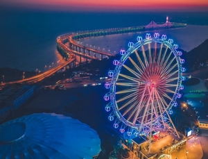 Luz LED Cabochon para Rueda de la Fortuna IP65, 60mm, Impermeable, de Aleación de Aluminio, Lámparas Puntuales para Parques de Atracciones y Temáticos, Intercambiables - Product Image 1