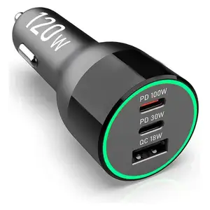 Universal 120W Car Charger DC Laptop Adapter /Portable Car Charger for Laptop Notebook