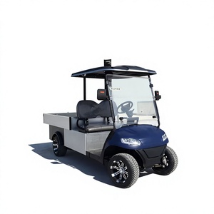 Voiturette de golf électrique classique 2 places 2025 avec boîte de chargement, phares LED, vitesse maximale 30 km/h, autonomie 30-50 km, batterie 48V, certifiée CE - Product Image 1