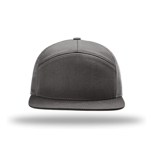 Casquette de camionneur unisexe personnalisée de haute qualité à 6 panneaux à bord plat, taille ajustable à dos en maille respirante et sportive pour la mode quotidienne - Product Image 2