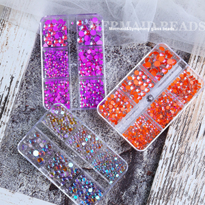 3D piedras de cristal para <span class=keywords><strong>uñas</strong></span>, adornos Nail art con diamantes de imitación, diseños navideños - Product Image 5