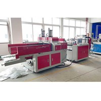 Dubbellaags Pp Hdpe Ldpe Draagtas Making Machine Fabrikant 120 M/min Plastic Punch Bag Machine Maken