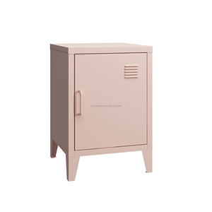 ארון אחסון עמיד בפני לחות וחלודה מפלדה מגולגלת קרה, ארון צד לאחסון בגדים בחדר השינה - Product Image 1