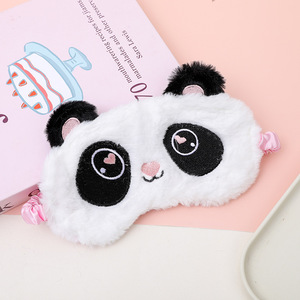 Mascherina per Dormire in Peluche con Design di Cane/<span class=keywords><strong>Gatto</strong></span>/Nuvola, Maschera Oscurante per Viaggi, Pisolini all'Aperto e Cura degli Occhi - Product Image 2