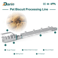 Ligne de production commerciale de biscuits pour chiens, extrudeuse de farine de blé et de poudre de viande, équipement OEM pour snacks pour animaux de compagnie