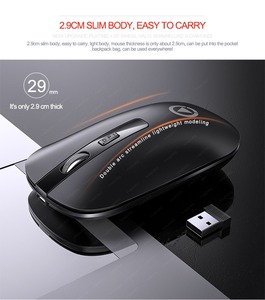 Ratón inalámbrico Delgado recargable A8, el más vendido, botones silenciosos, ratón portátil de alta resolución para PC - Product Image 6