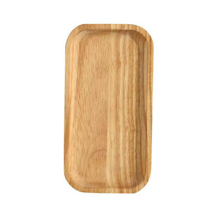 Plateau en bois de style japonais 21x11cm, en bois d'acacia, pour servir des desserts, des repas, lors de fêtes, pour une utilisation en restaurant - Product Image 4