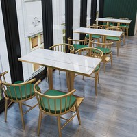 Ensemble de table et chaises pour café, barbecue, restaurant, salon de thé, et comptoir de desserts
