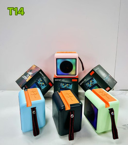 T14 Super Bass Portable Wireless Blue-Tooth <b>Speakers</b> RGB <b>LED</b> Colorful Light Active Stereo Woofer Hifi Music Mini <b>Speaker</b> - Product Image 5