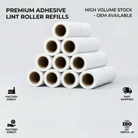 Recharges de rouleaux anti-poils ultra-adhésifs de qualité supérieure, lot de 10, pour vêtements, canapés et tapis