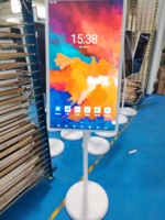 TV Layar Pintar 32 Inci Layar Portabel Incell Android 12 LCD Sentuh 1080p 128G Poster Digital Interaktif Rumah