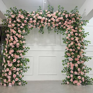 Arreglos Florales Artificiales <span class=keywords><strong>de</strong></span> Seda Blanca al por Mayor para Arcos <span class=keywords><strong>de</strong></span> Boda, Graduaciones, Navidad y San Valentín - Product Image 4