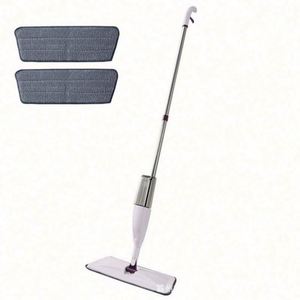 ไม้ถูพื้นแบบฉีดน้ำพร้อมที่บิดผ้าในตัว รุ่น 360 Magic Household Easy Handheld Steel Chenille Water Microfiber ด้ามยาว  ลดราคาพิเศษ เป็นมิตรต่อสิ่งแวดล้อม - Product Image 3