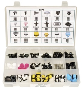 91501-s04-003 giá thấp hơn tự động cơ thể <span class=keywords><strong>clip</strong></span> nhựa xe đẩy loại lưu giữ rộng rãi phạm vi lỗ Tùy chỉnh hình dạng nhựa bội thu - Product Image 6