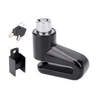 Petit cadenas antivol en plastique et alliage d'aluminium pour vélo électrique, moto, VTT, avec frein à disque, pratique et portable