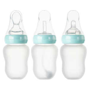 Nouveau-né bébé large bouche bouteille <span class=keywords><strong>de</strong></span> lait pâte <span class=keywords><strong>de</strong></span> <span class=keywords><strong>riz</strong></span> bouteille <span class=keywords><strong>paille</strong></span> tasse 3 <span class=keywords><strong>en</strong></span> 1 ensemble <span class=keywords><strong>de</strong></span> qualité alimentaire Silicone presser cuillère douce - Product Image 3