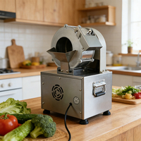 YYHB Easy Clean Gemotoriseerde Groentesnijder VC-220A met Afneembare Messenset 1800W Commercieel Catering Gebruik 220V