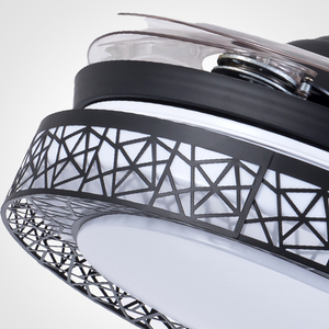 Chandelier Fan 42 Inch Invisible Retractable <b>Ceiling</b> Fan Smart 3 Color <b>Dimmable</b> <b>Ceiling</b> Fan with <b>Light</b> Ventilador De Techo - Product Image 6