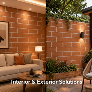 Panneau en fibrociment à motif brique pour projet de rénovation, solution de bardage décoratif pour l'amélioration des murs extérieurs destinée aux propriétaires - Product Image 4
