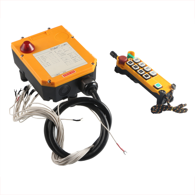 Iehc F24-8D IP66 Waterproof Double Speed Radio Industrial Wireless Remote Control with up to 100m Range for Crane