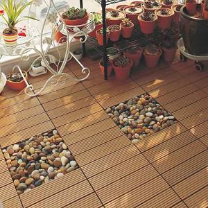 Baldosas de Madera Compuesta para Terraza Exterior WPC de Fácil Instalación, Baldosas Encajables - Product Image 6