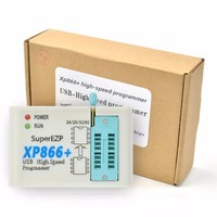 Programmateur USB SPI CH554T XP866 avec 2 adaptateurs, prend en charge les puces EEPROM Flash Bios 24 25 93 95, meilleur que l'EZP2019, dernière mise à niveau.