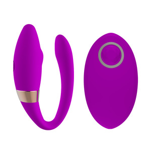Vibrador inalámbrico <span class=keywords><strong>en</strong></span> forma de U para mujer, masajeador erótico de punto G, doble vibrador de silicona, Juguetes sexuales para parejas - Product Image 6