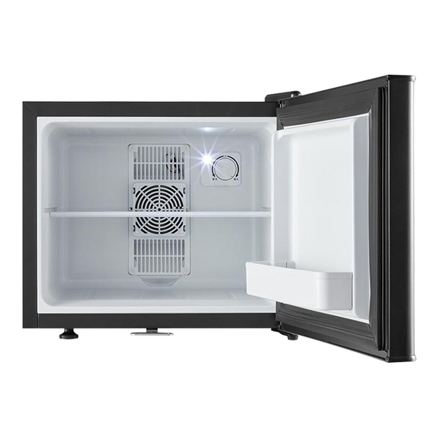 20L Electric Frost-Free Stainless Steel Single Door Portable Mini Bar Fridge with Child Lock for Hotel & Household Use