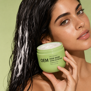 Mascarilla Capilar Profesional de Tratamiento de Marca Privada al por Mayor, Fabricada con Aceite de Argán, Queratina y Seda, Mascarilla Reparadora para el Cabello para Mujeres - Product Image 1