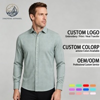 Chemise en flanelle à manches longues pour homme, 100% coton, style preppy moderne, logo personnalisé, finition douce et conventionnelle